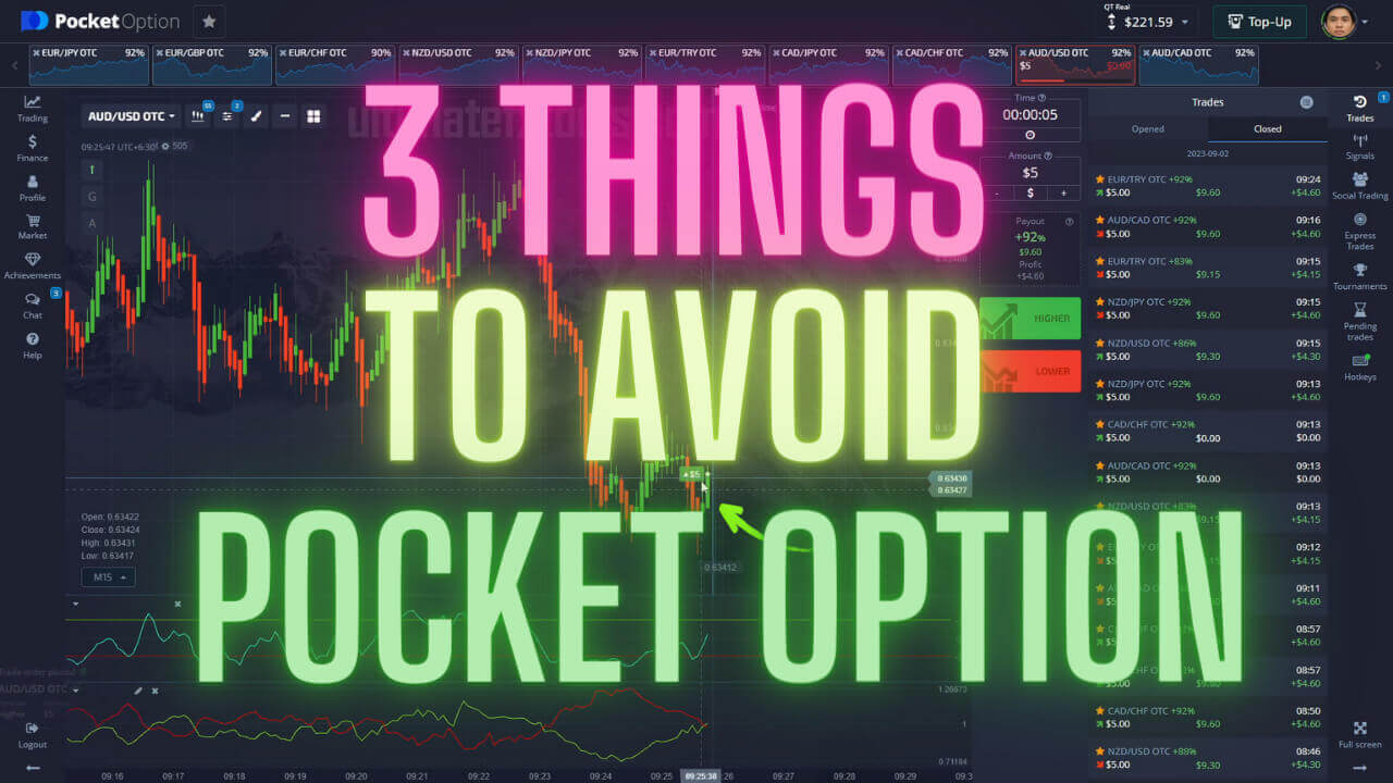 Avoid these 3 Things In Pocket Option