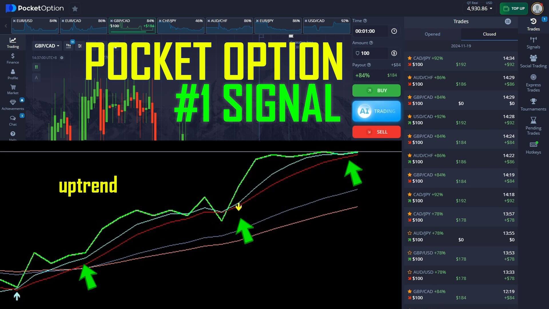 Pocket Option's #1 Signal | Top Indicator