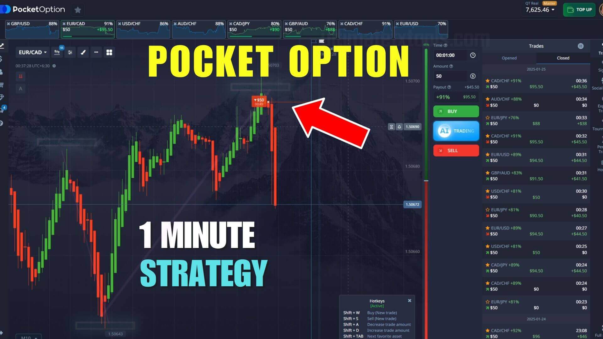Pocket Option Impressive 1 Minute Reversal Signals
