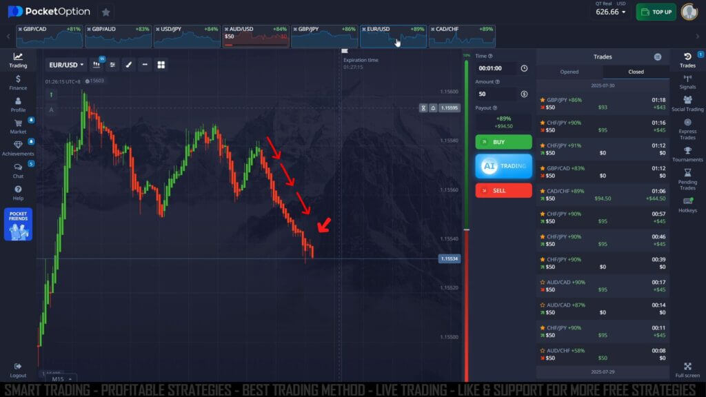 trading Trading on Pocket Option - Sniper Signals