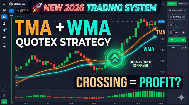TMA WMA Cross + Awesome Oscillator Quotex Chart Analysis Method 2026