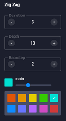 zigzag settings