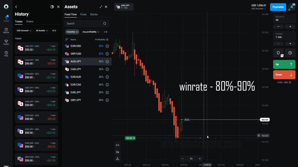 Live Trading Olymp Trade with Smart Trade V2 Indicator